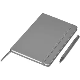 Hibiscus Notebook & Pen Set Grey